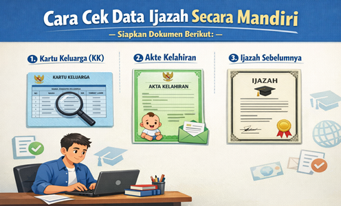 Cara Cek Data Ijazah Secara Mandiri