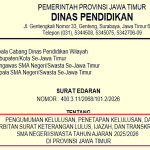 Surat Edaran Pengumuman Kelulusan SMA Tahun Ajaran 2025/2026