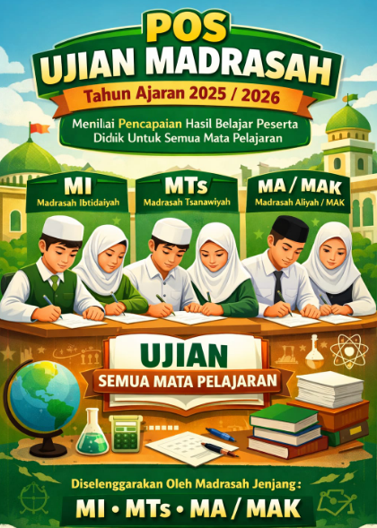 POS Ujian Madrasah Tahun Ajaran 2025/2026
