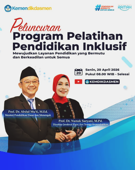 Undangan Peluncuran Program Pelatihan Pendidikan Inklusif